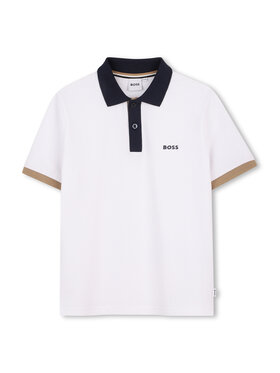 BOSS BOSS Polo J52955 D Biały Regular Fit