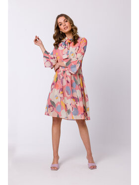 Stylove Stylove Sukienka codzienna S337 Różowy Regular Fit