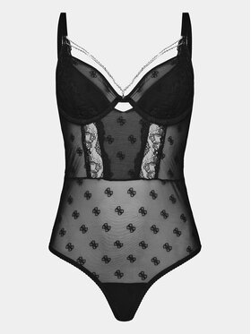 Guess Guess Glaustinukė O3BM07 KBX80 Juoda Slim Fit