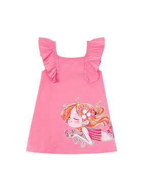 Mayoral Mayoral Vestito estivo 3943 Rosa Regular Fit