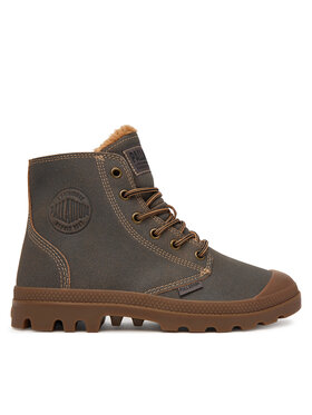 Palladium Palladium Trzewiki Pampa Zip Wl Pilot 74977-242-M Brązowy ciemny