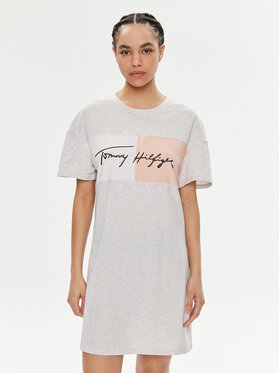 Tommy Hilfiger Tommy Hilfiger Φόρεμα καθημερινό UW0UW04969 Γκρι Relaxed Fit