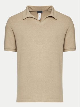 Hanro Hanro Поло Loungy Summer 75918 Бежевий Slim Fit