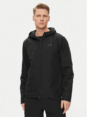Under Armour Under Armour Skriešanas vējjaka Ua Storm Run Hooded Jacket 1376795-001 Melns Fitted Fit