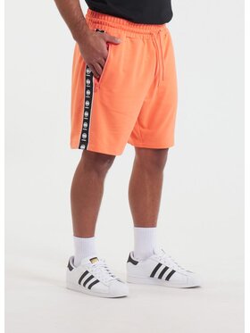 PITBULL PITBULL Szorty materiałowe Szorty dresowe męskie TAPE NUGGET 3XL Pomarańczowy Regular Fit
