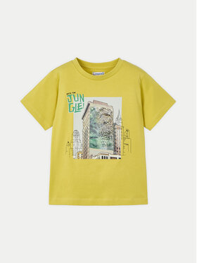 Mayoral Mayoral T-Shirt 3043 Żółty Regular Fit
