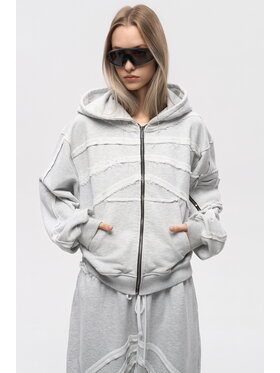 2005 2005 Bluza Skeleton Szary Oversize