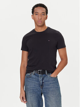 Tommy Jeans Tommy Jeans Set dveh majic DM0DM20687 Črna Slim Fit