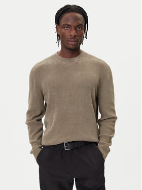 BOSS BOSS Sweter P-Horso 50549989 Brązowy Regular Fit