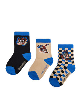 Looney Tunes Looney Tunes Skarpety długie CEO-ACCCS-AW25-227WBLT(3-PACK) Beżowy