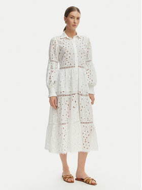 Iconique Iconique Лятна рокля Joanna IC26-008 Бял Regular Fit