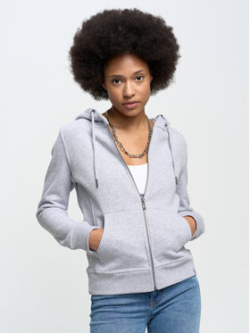 BIG STAR BIG STAR Bluza laurisana_901 Szary Basic Fit