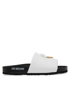 LOVE MOSCHINO LOVE MOSCHINO Şlapi JA28283G1MIE0100 Alb