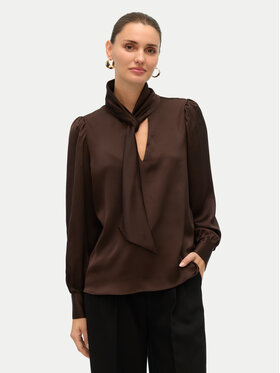 Vero Moda Vero Moda Blúzka Nini 10336252 Hnedá Standard Fit