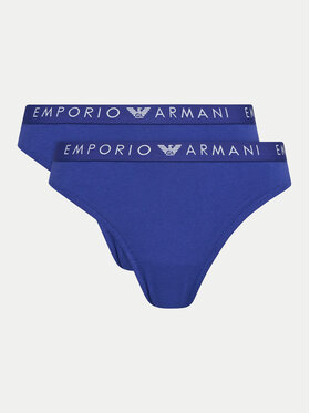 Emporio Armani Underwear Emporio Armani Underwear Set 2 perechi de chiloți brazilieni 163337 4F227 07191 Albastru