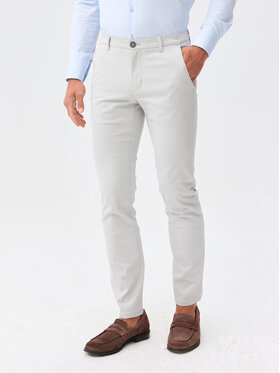 Evenemen Evenemen Chinosy Noel sido Szary Slim Fit