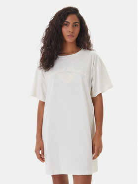 Emporio Armani Emporio Armani Haljina za svaki dan EW004078 AF20244 U1131 Bijela Regular Fit
