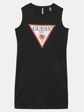 Guess Guess Kleid für den Alltag J4GK35JA914 Schwarz Regular Fit
