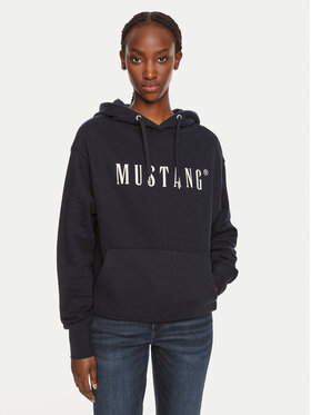 Mustang Mustang Felpa Margo 1013934 Blu scuro Oversize