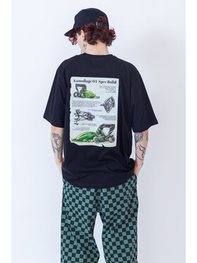 Kamuflage Kamuflage T-Shirt Formula Czarny Relaxed Fit