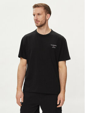 Tommy Jeans Tommy Jeans T-krekls DM0DM18872 Melns Regular Fit