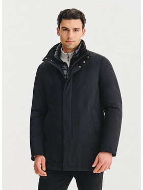 Pako Lorente Pako Lorente Kurtka przejściowa P25WF-5X-013 Czarny Classic Fit