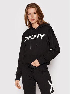 DKNY Sport DKNY Sport Majica dugih rukava DP1T8642 Crna Regular Fit