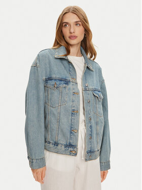 Gina Tricot Gina Tricot Дънково яке 22124 Син Loose Fit