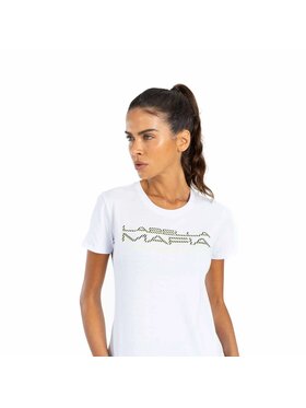 LaBellaMafia LaBellaMafia T-Shirt LABELLAMAFIA T-SHIRT DISTURBIA WHITE Biały Regular Fit