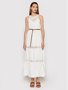 Rinascimento Rinascimento Лятна рокля CFC0103508003 Бял Regular Fit