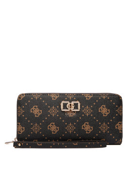 Guess Guess Portfel Emelie Logo Slg SWGP99 28146 Brązowy