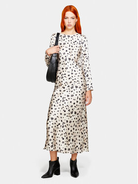 Sisley Sisley Ежедневна рокля 4V2XLV04R Бежов Regular Fit