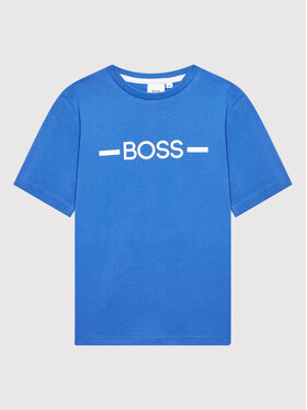 Boss Boss Tricou J25N29 D Albastru Regular Fit