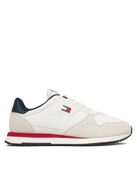 Tommy Jeans Tommy Jeans Sneakersy Tjm Eva Runner Leather EM0EM01649 Bílá