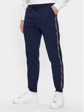 Tommy Hilfiger Tommy Hilfiger Pantaloni trening Trucker UM0UM00706 Bleumarin Regular Fit
