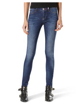PHILIPP PLEIN PHILIPP PLEIN Džegínsy 30762 Modrá Jegging Fit