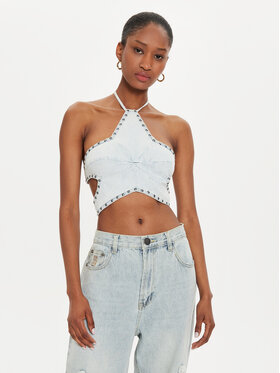One Teaspoon One Teaspoon Top 26439 Sinine Slim Fit