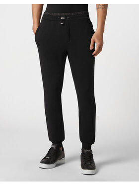 PHILIPP PLEIN PHILIPP PLEIN Teplákové kalhoty 8825 Černá Jogger Fit