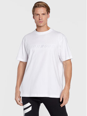 John Richmond John Richmond T-Shirt UMA22100TS Biały Regular Fit