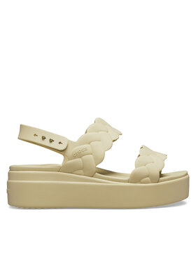 Crocs Crocs Sandaalid Brooklyn Woven Upper LW 209977 Beež