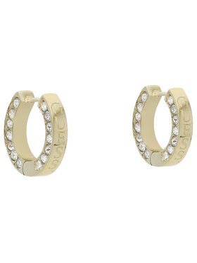 Guess Guess Обици Circle Lights JUBE03 160JW Позлатено с жълто злато