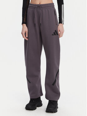 adidas adidas Spodnie dresowe Z.N.E. Barrel JC5411 Szary Loose Fit