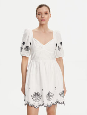 French Connection French Connection Rochie de vară 71YOT Alb Regular Fit