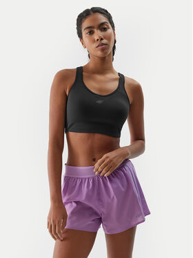 4F 4F Sportovní kraťasy 4FWSS24TFSHF502 Fialová Regular Fit