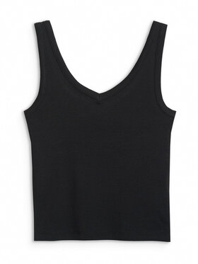 4F 4F Tank top PREMIUM CLUB Czarny Slim Fit