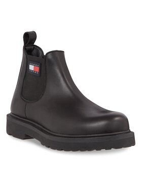 Tommy Jeans Tommy Jeans Šnurovacia obuv Tjm Napa Leather EM0EM01254 Čierna