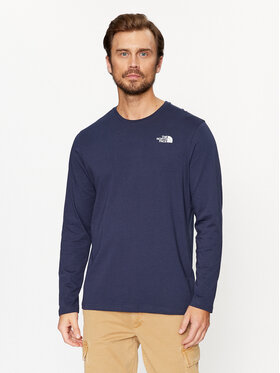 The North Face The North Face Тишърт M L/S Easy Tee - EuNF0A2TX18K21 Тъмносин Regular Fit