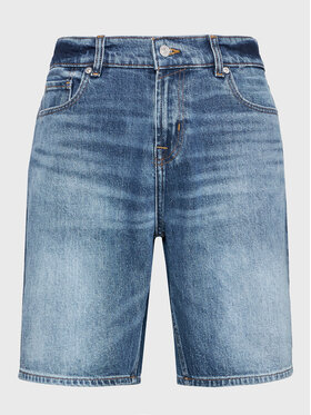 7 For All Mankind 7 For All Mankind Дънкови шорти Lagoon JSSRC100LO Син Regular Fit