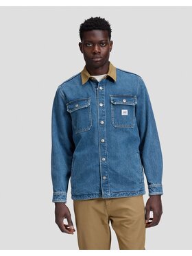 Lee Lee Koszula WORKWEAR OVERSHIRT Niebieski Relaxed Fit