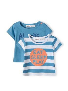 minoti minoti Komplet t-shirtów adventure 2 Turkusowy Regular Fit